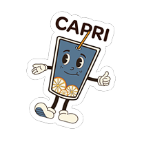 Maskotte capri sticker